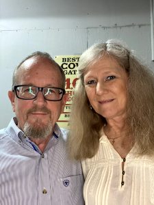 Our wonderful photographer Cash and his wife Jeannie. You’re looking at most of his pictures. His website is called Shot in Texas.